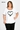 Camiseta corazón blanco moda curvy - Imagen 1