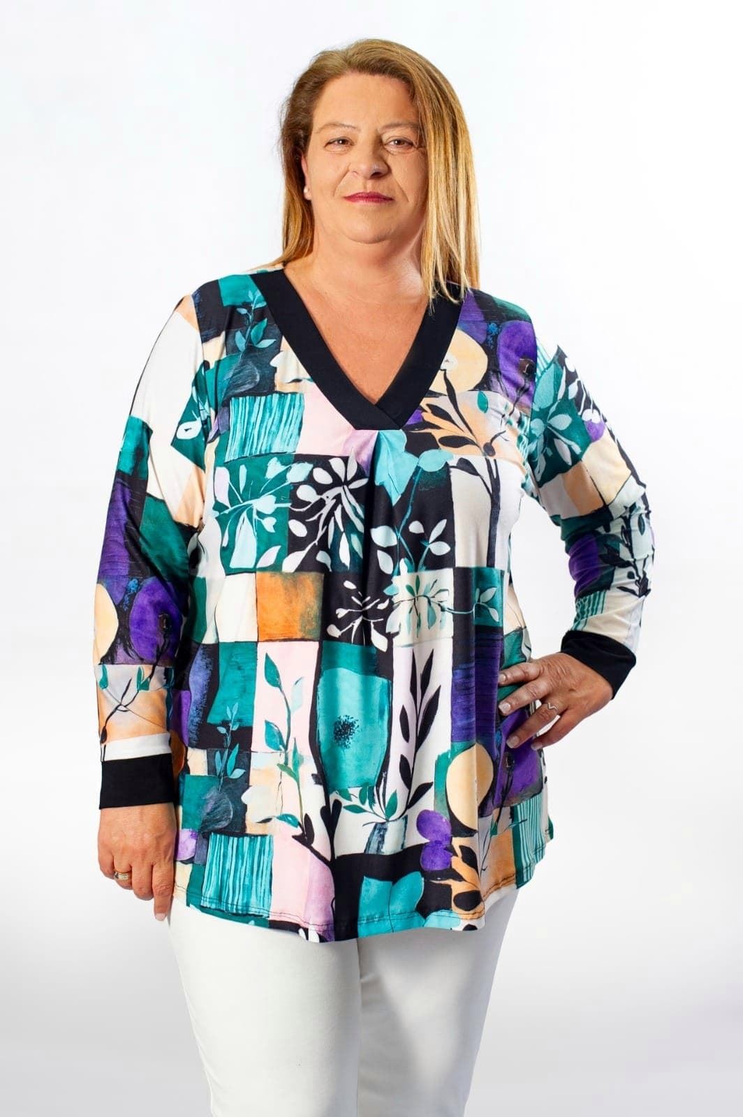 Camiseta Loto moda curvy - Imagen 1