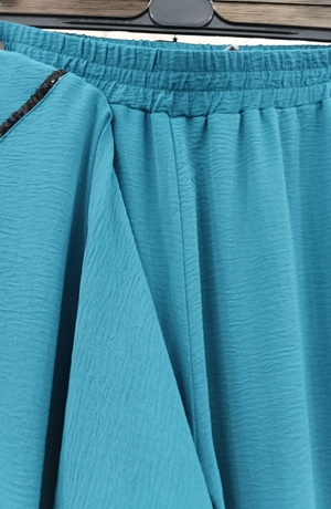 Conjunto turquesa moda curvy - Imagen 2