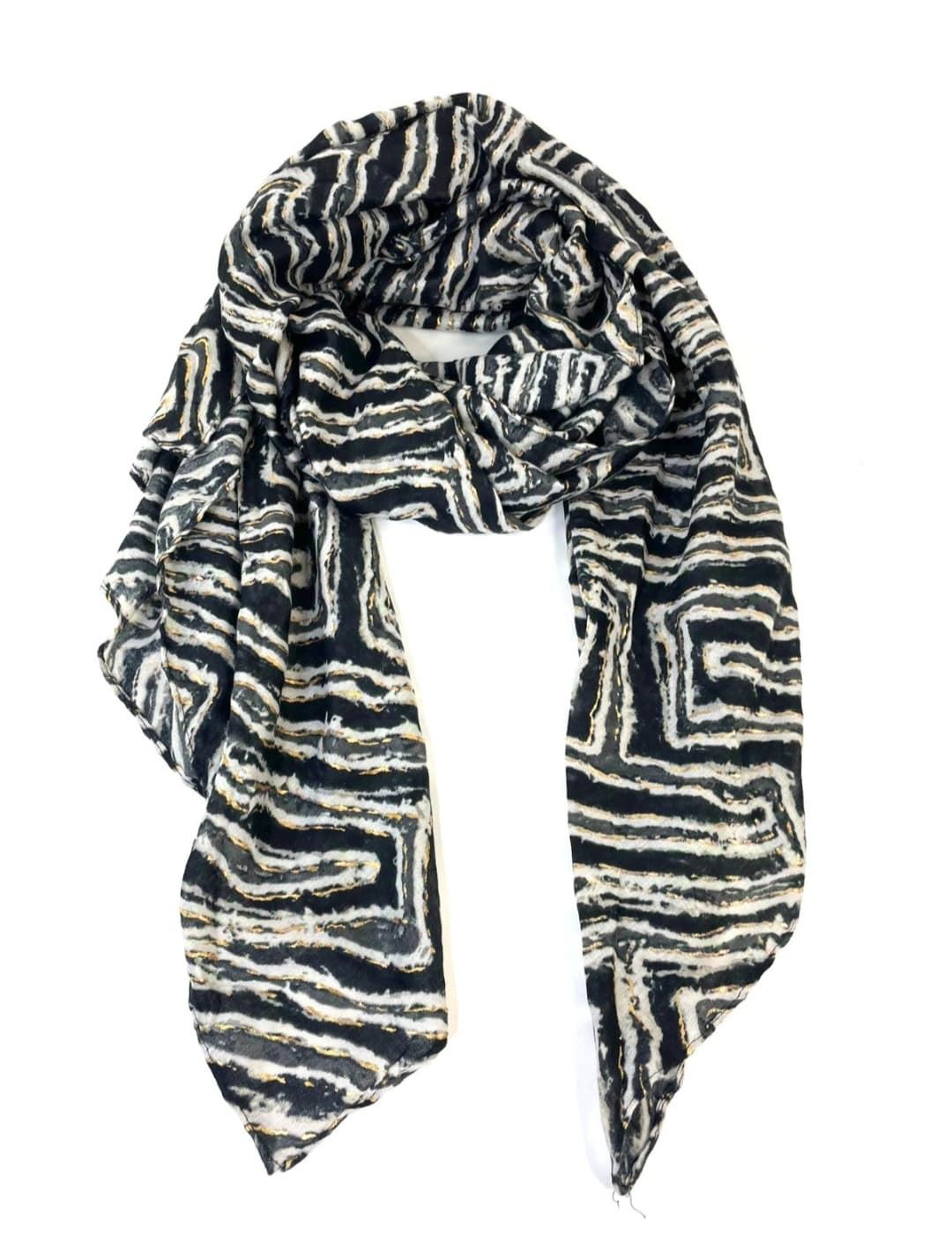 Foulard estampado zebra - Imagen 1