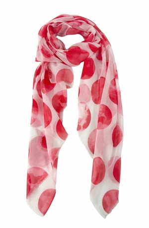 Foulard lunares rojos - Imagen 1