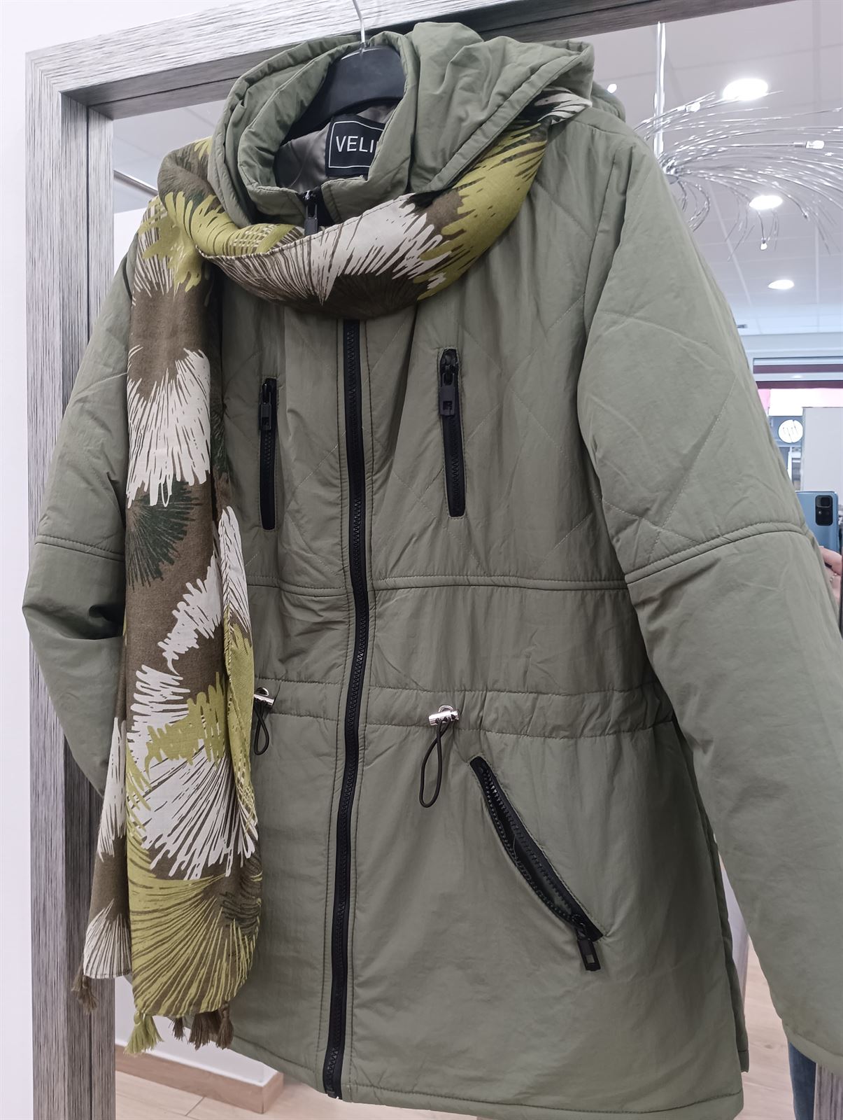 Parka verde kaki - Imagen 4