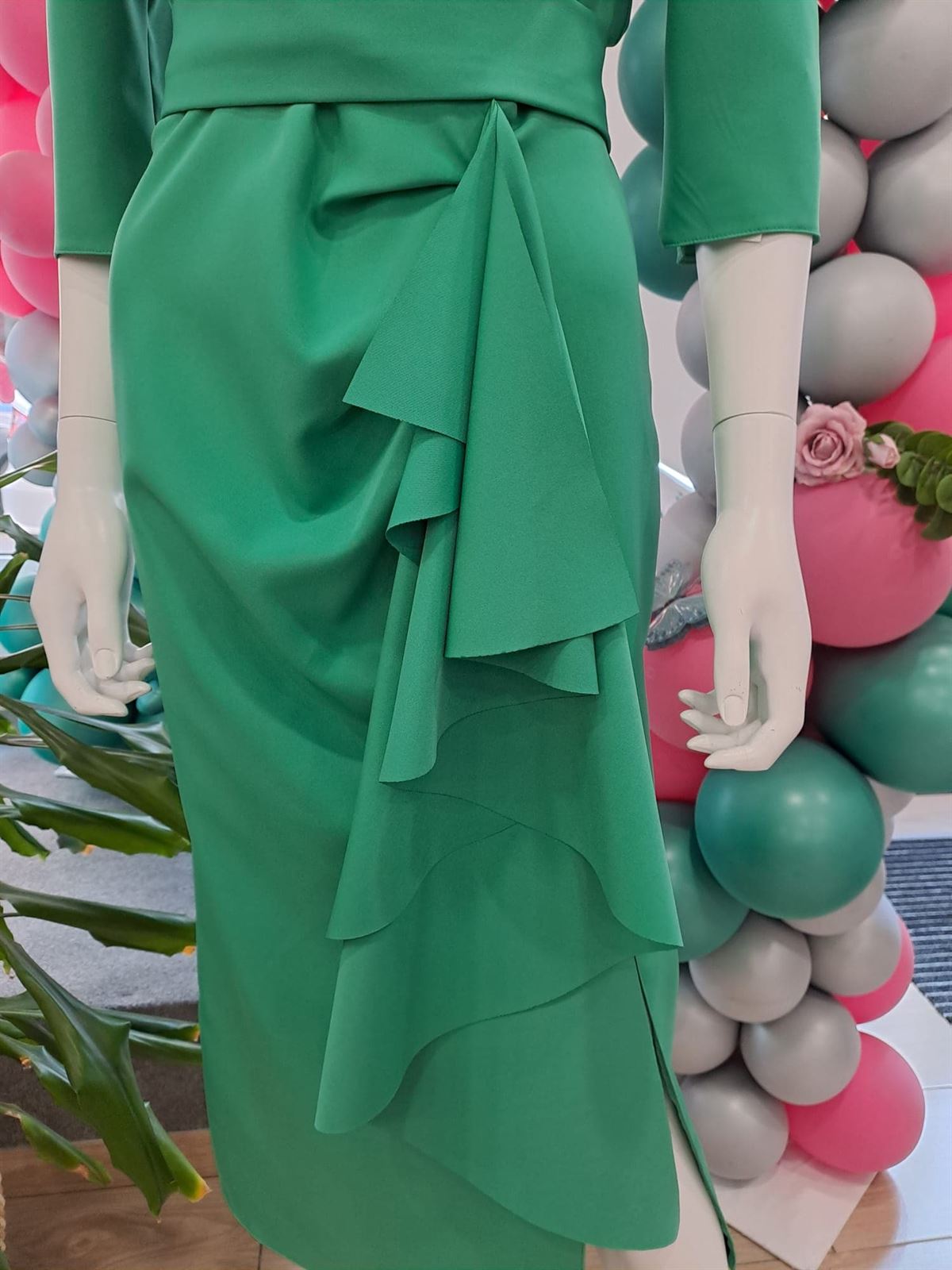 Vestido Clarisa verde - Imagen 2