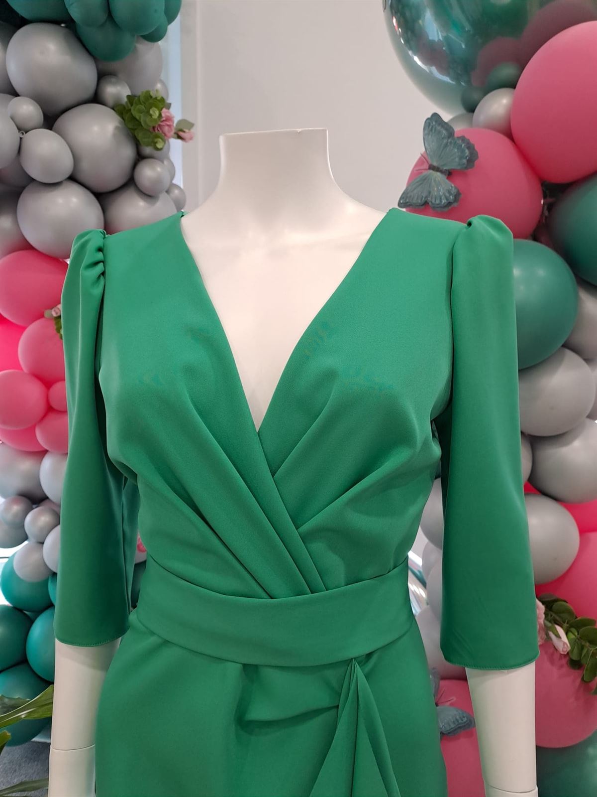 Vestido Clarisa verde - Imagen 3